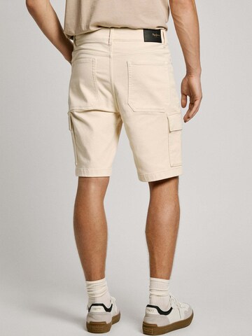 Pepe Jeans Regular Cargobroek 'Gymdigo' in Wit