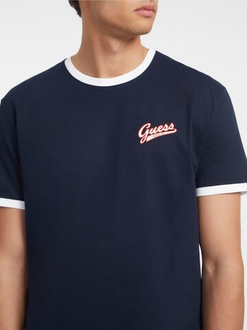 GUESS JEANS Majica | modra barva
