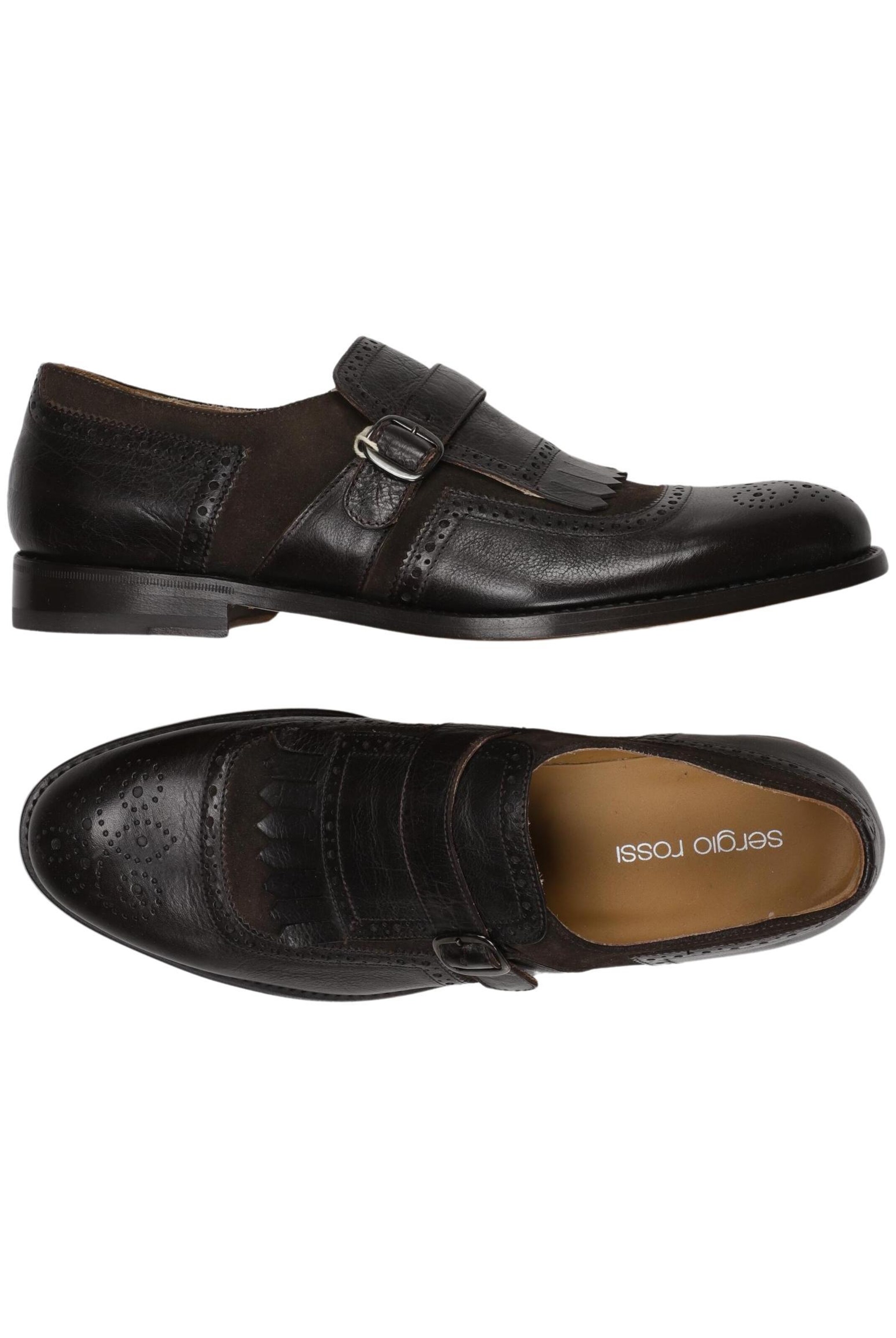 Sergio Rossi Halbschuh 45,5 in Braun: Vorderseite