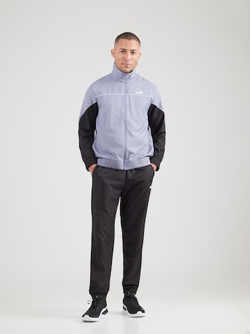 PUMA Trainingsanzug in Grau: Vorderseite