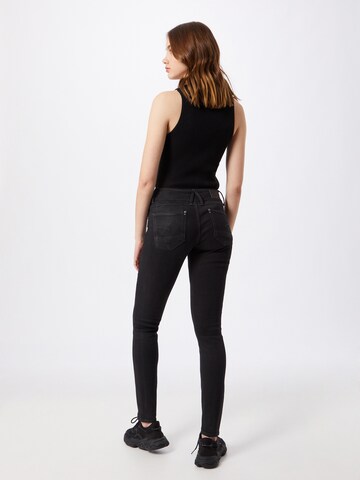 G-Star RAW - Skinny Calças de ganga 'Lynn' em preto