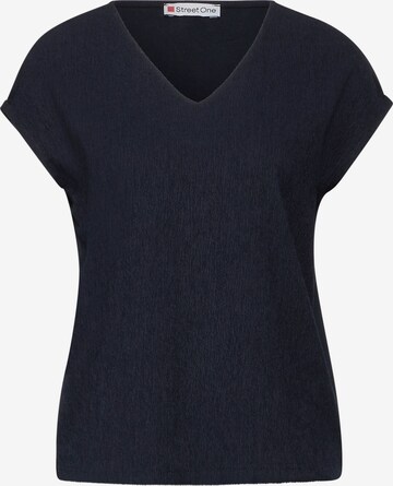 STREET ONE Blouse in Blue: front