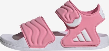 ADIDAS SPORTSWEAR Open schoenen 'Adilette' in Roze: voorkant