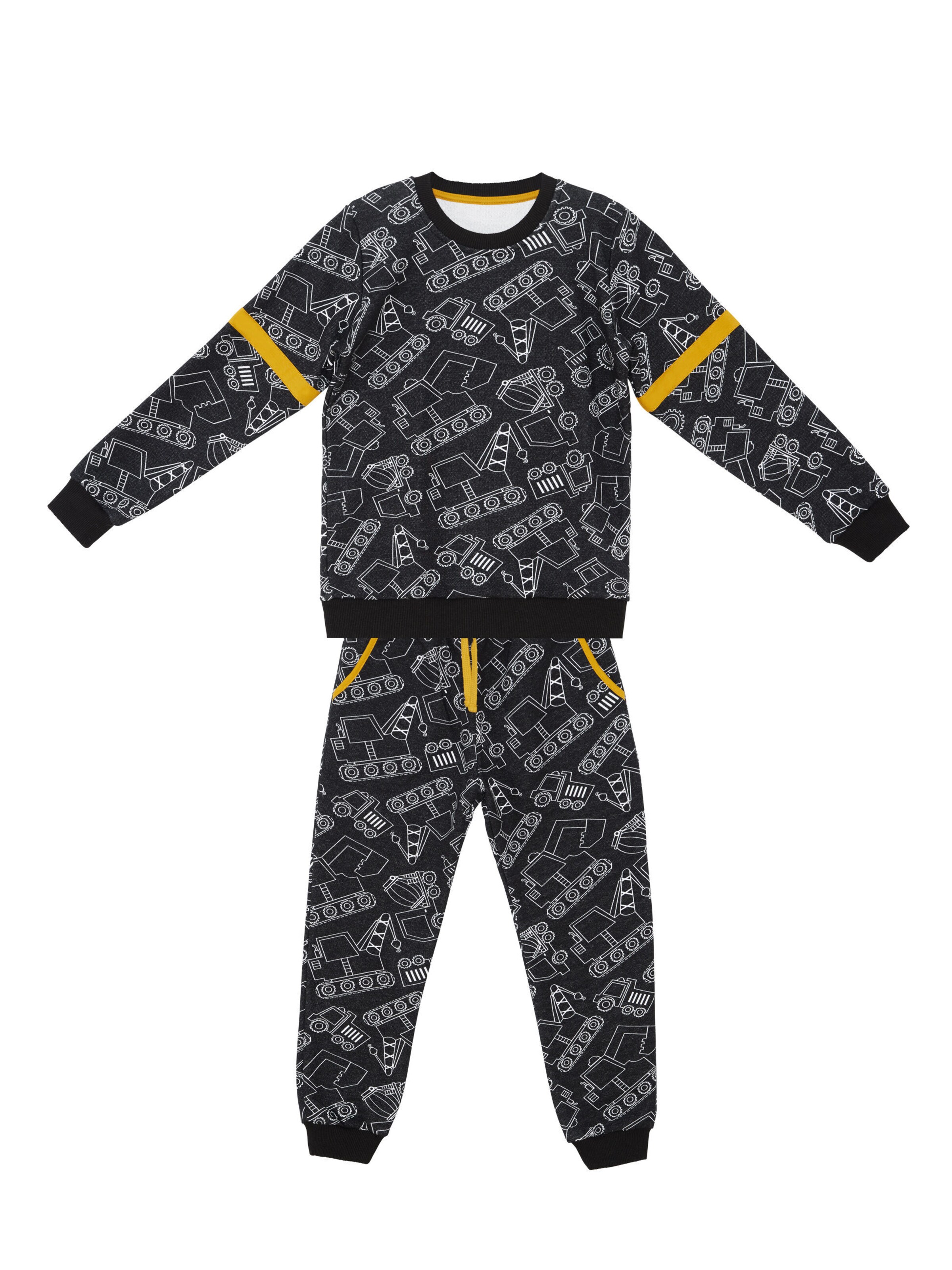 Denokids Trainingspak 'Cars' in Zwart: voorkant