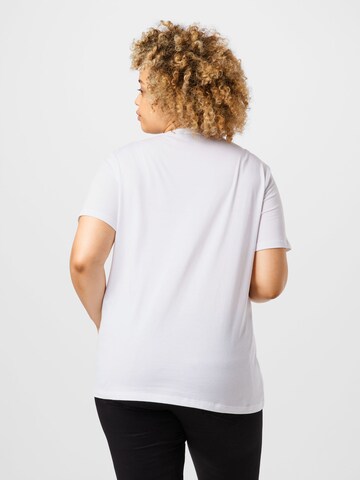 Tricou 'KATLIN' de la Lauren Ralph Lauren Plus pe alb