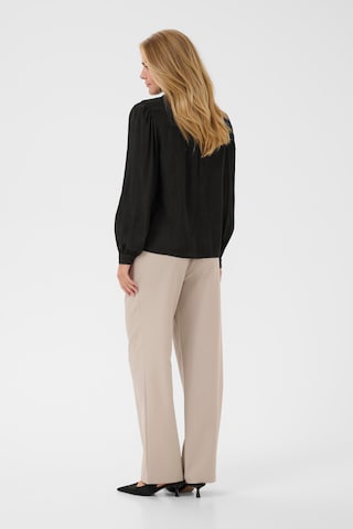 Cream Shirt in Black