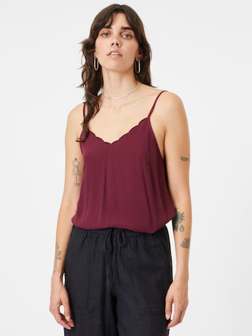 QS Damen - Shirts & Tops 'Top' in Lila: predná strana