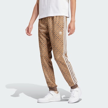 ADIDAS ORIGINALS Tapered Pants 'SSTR Classic' in Brown: front