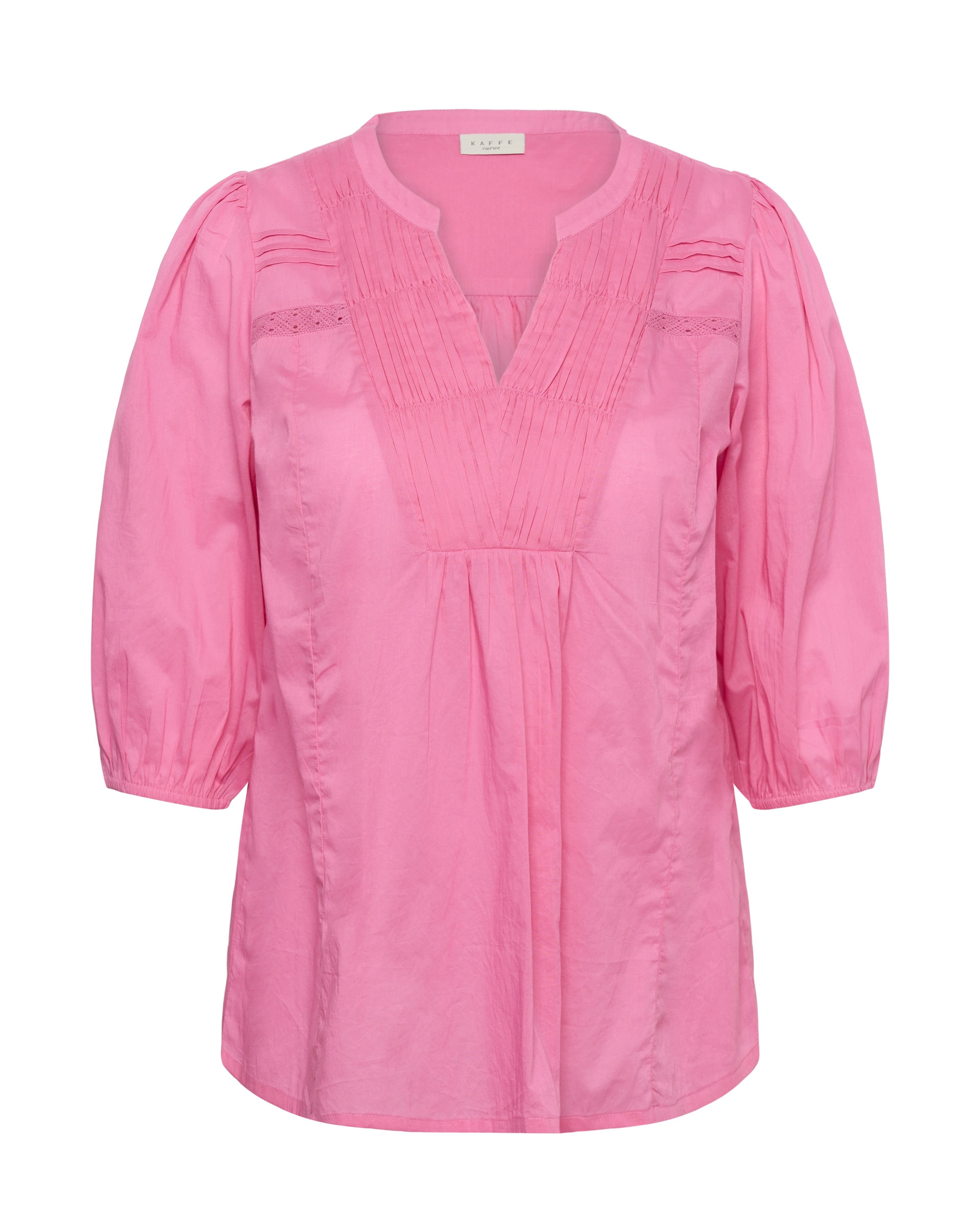 KAFFE CURVE Bluse 'Karlia' i pink: forside