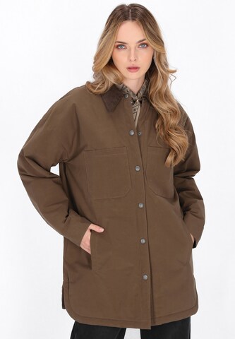 DreiMaster Vintage - Chaqueta de entretiempo en marrón: frente