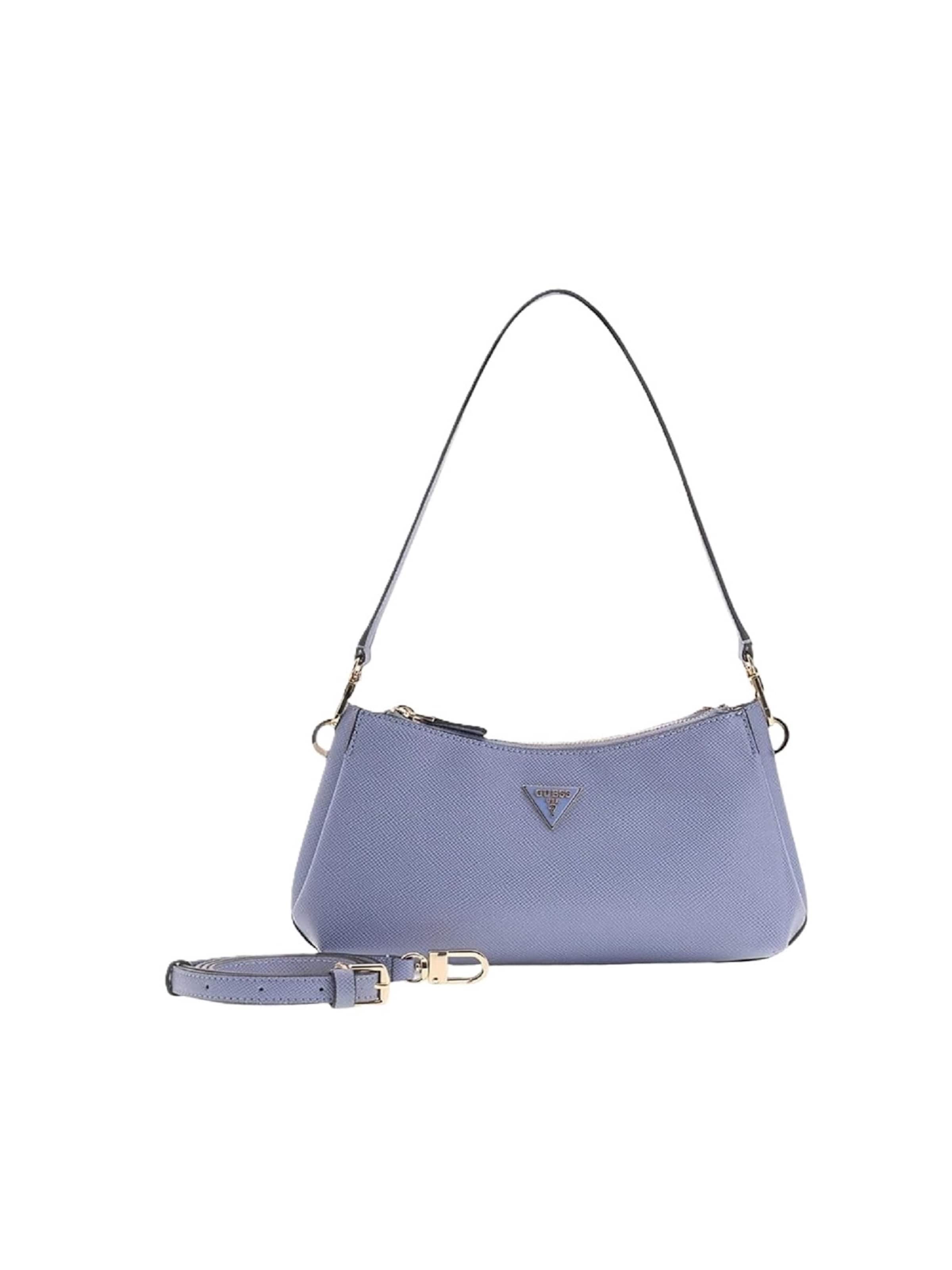 Borsa a spalla 'ZG967273' di GUESS in blu: frontale