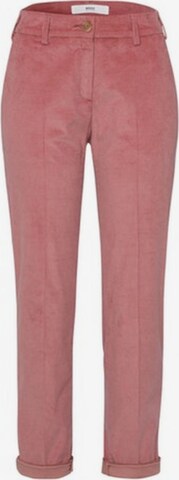 BRAX Slimfit Pantalon in Rood: voorkant