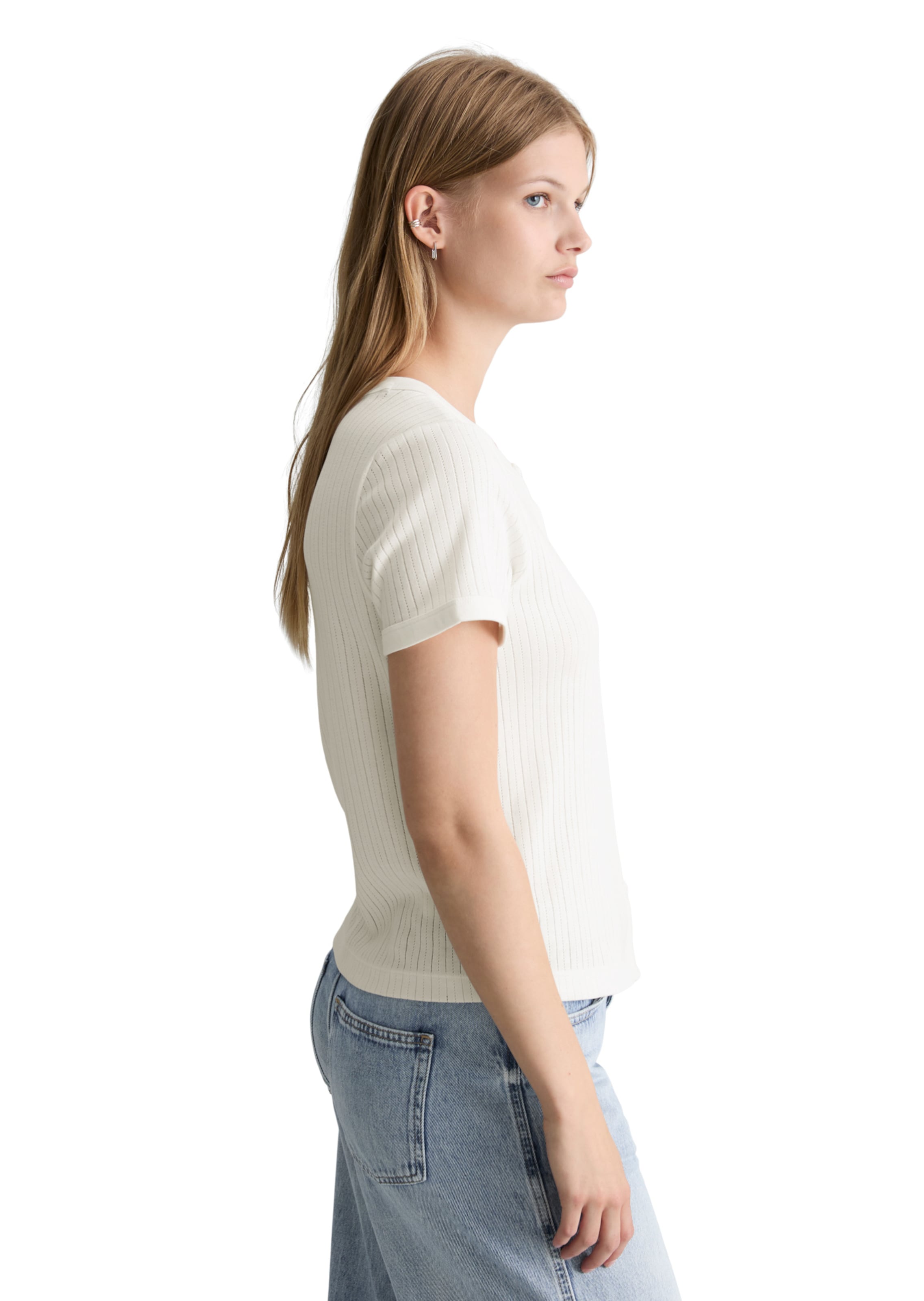 Marc O'Polo DENIM Gebreid vest in Wit