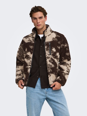 Only & Sons Between-Season Jacket 'ONSWadud' in Brown: front