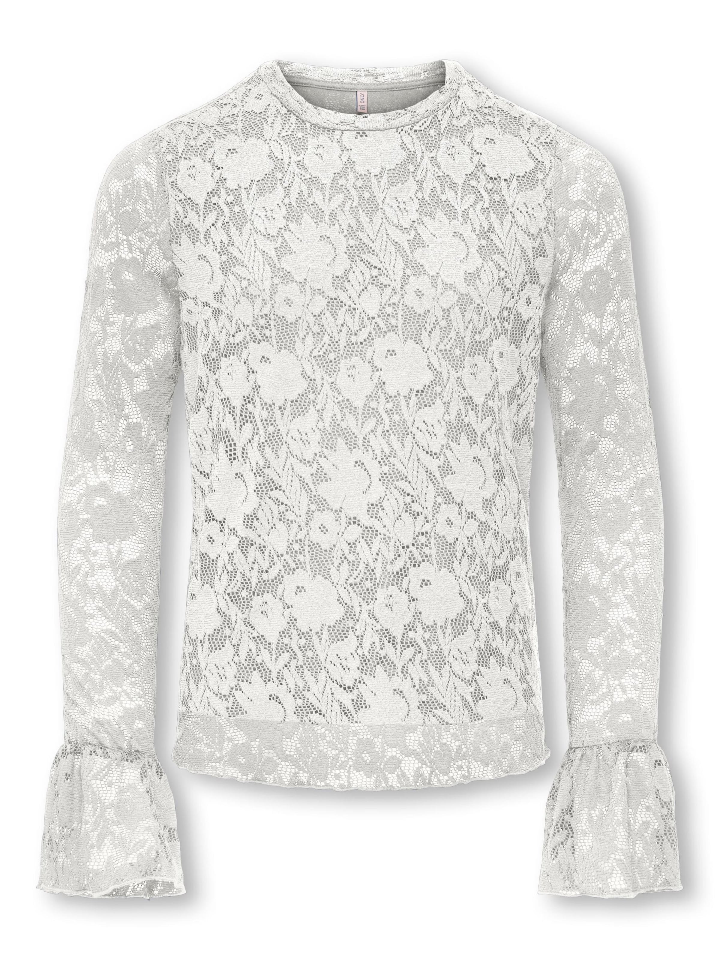 ONLY GIRLS Bluse 'Kogtoos' i hvid: forside