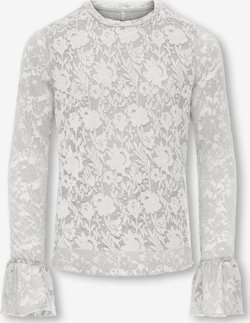 ONLY GIRLS - Blusa 'Kogtoos' en blanco: frente