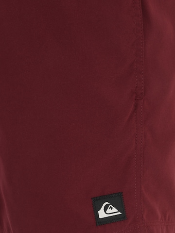 QUIKSILVER Плавательные шорты 'SOLID 15' в Красный