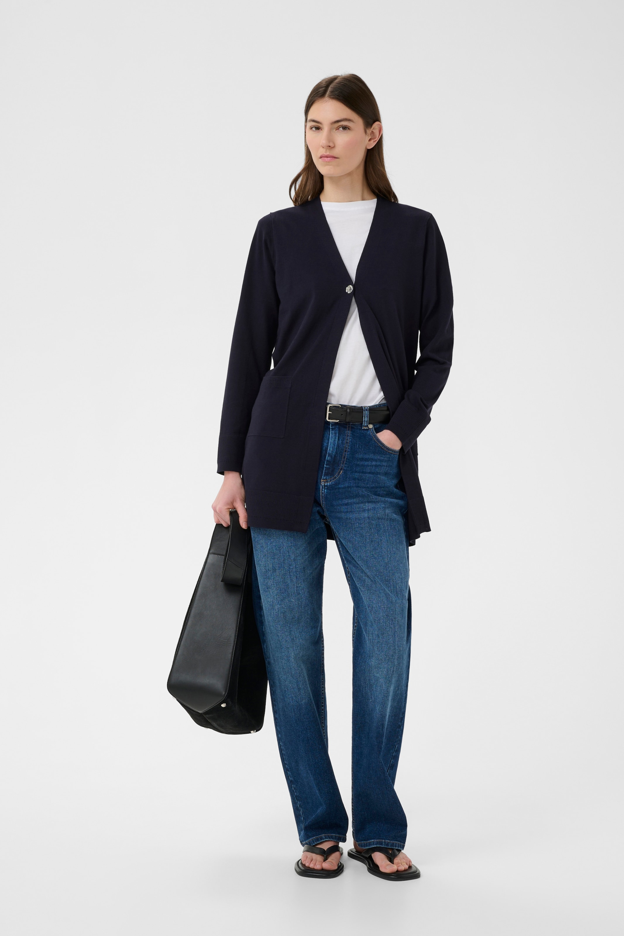 InWear Cardigan 'MIKO' i blå