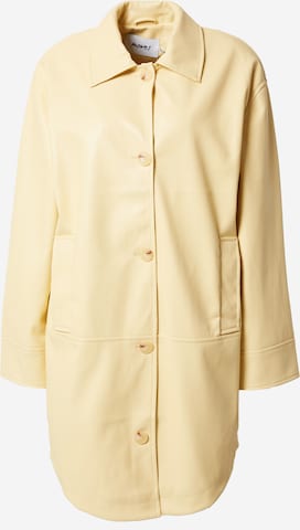 Moves Between-Seasons Coat 'Macisa' in Yellow: front