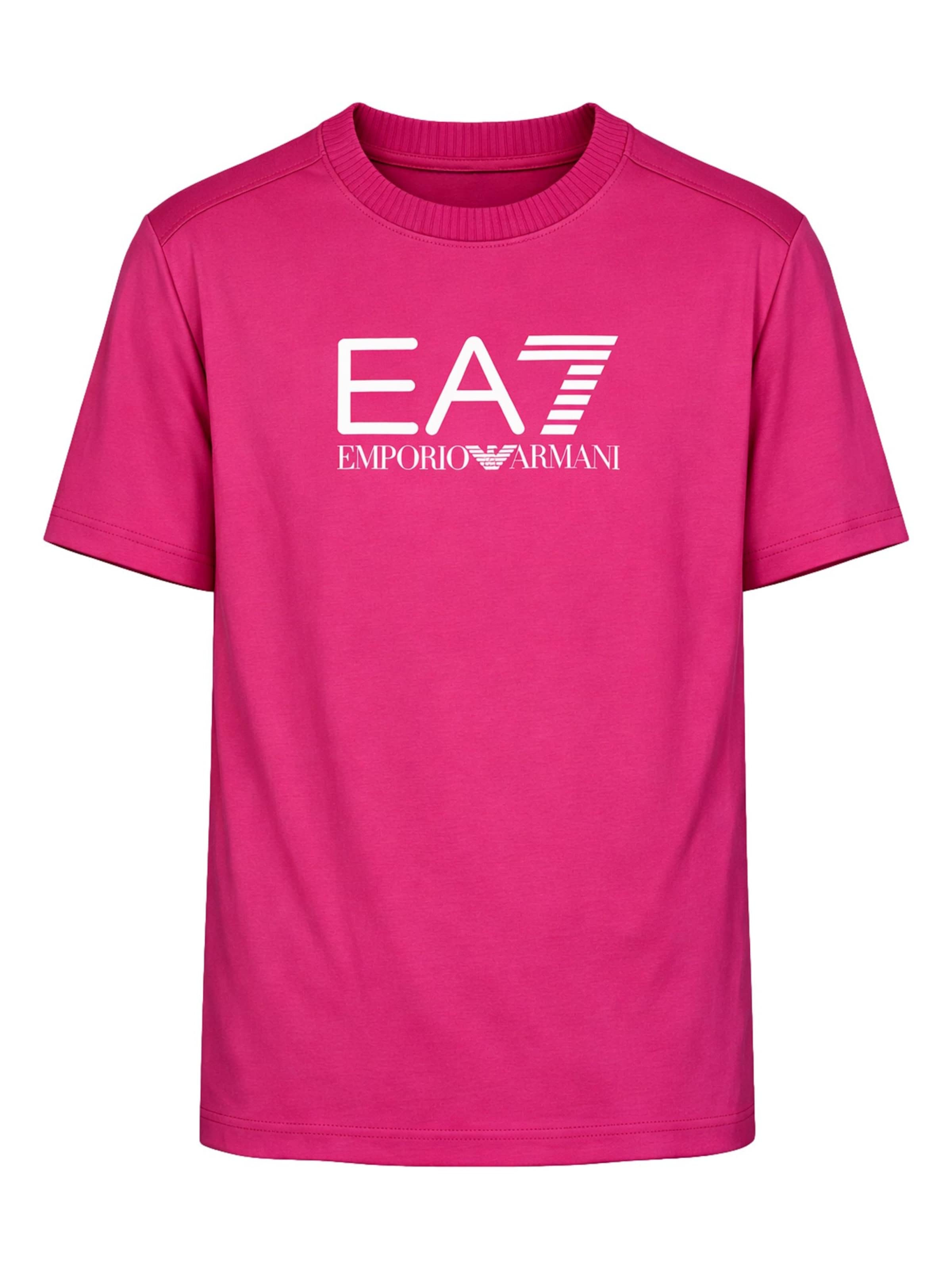 EA7 Emporio Armani T-Shirt en rose, Vue avec produit
