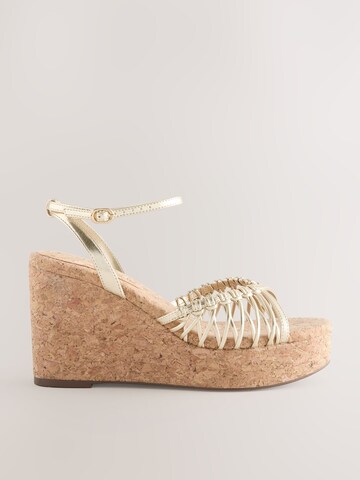 Sandales à lanières 'Forever Comfort' Next en or