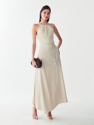 St MRLO Jurk 'MARNI' in Beige: voorkant