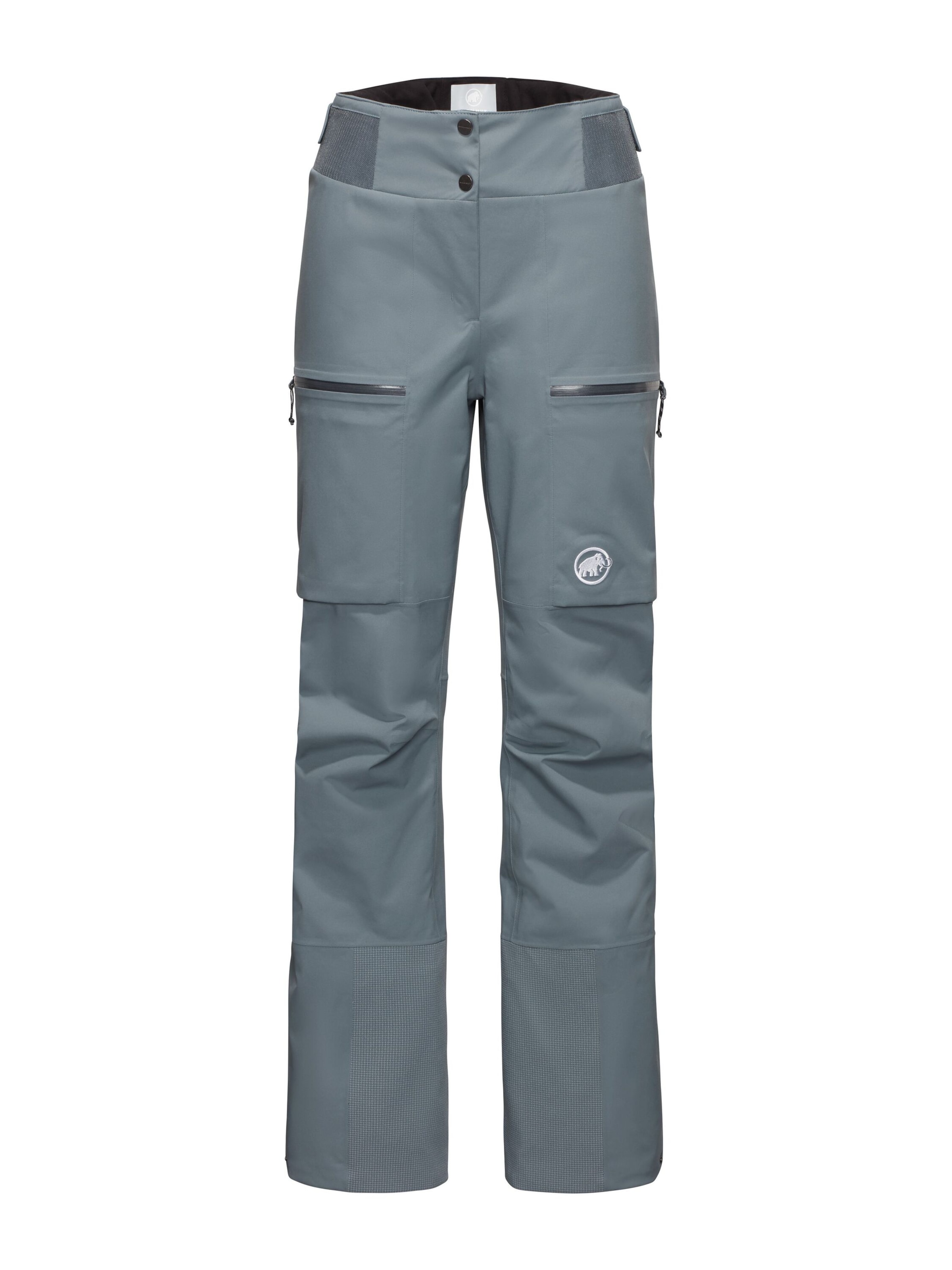 MAMMUT Outdoor Pants in Grey: front