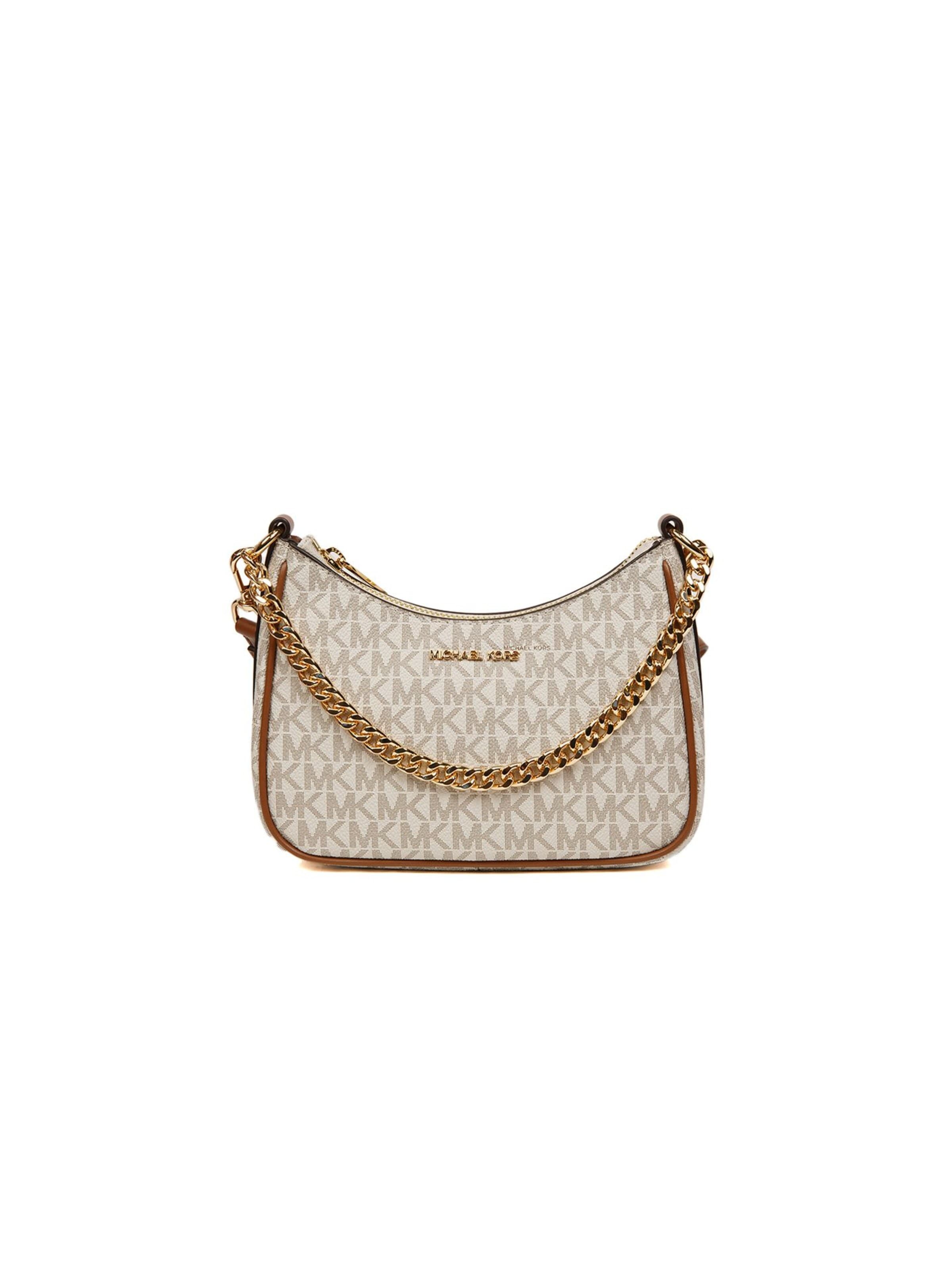 Borsa a tracolla di Michael Kors in beige: frontale