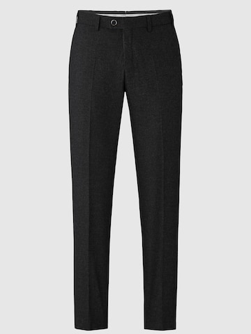 Hiltl Slim fit Chino Pants 'Tilo I - Tweed Wool' in Grey: front