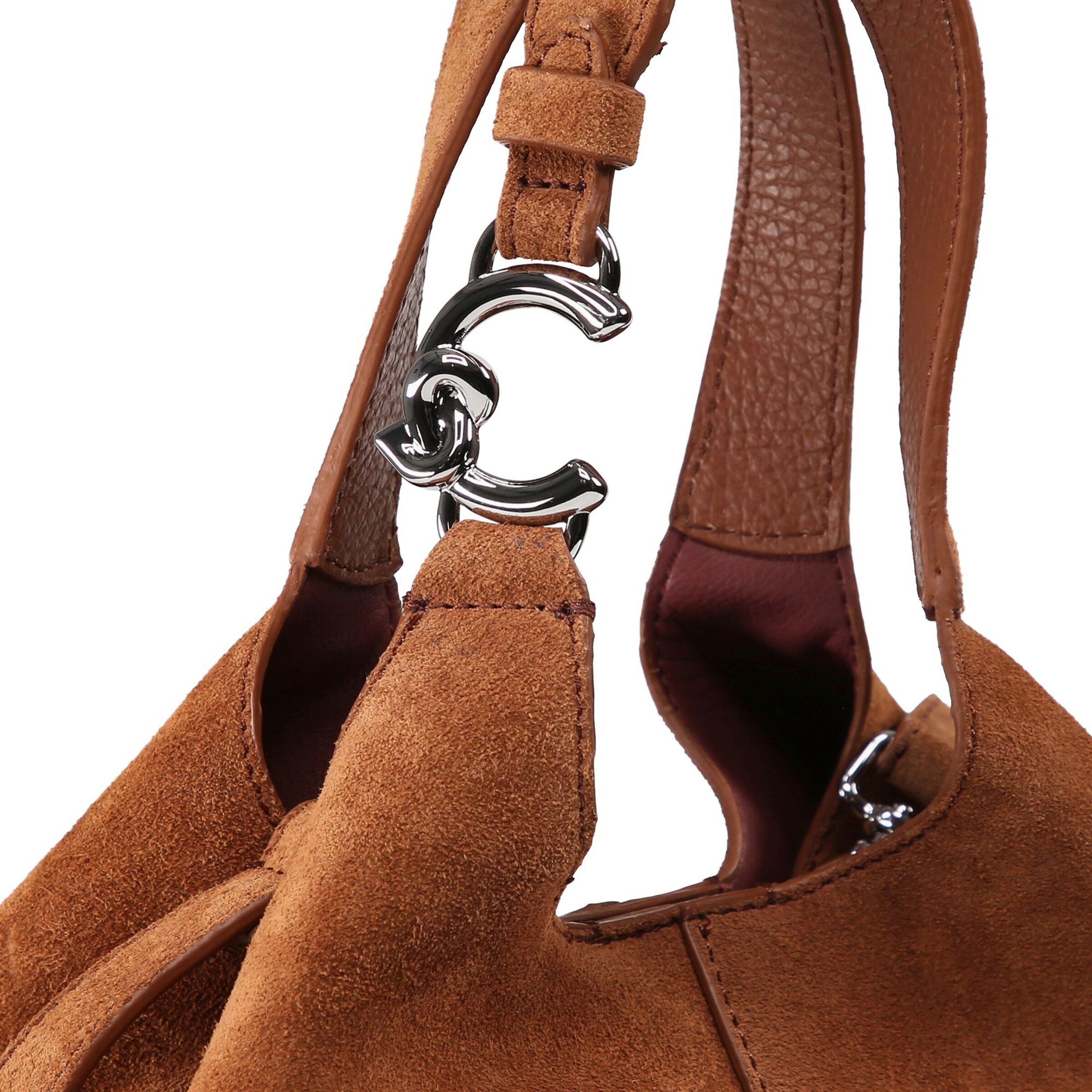 Sac bandoulière 'C-Easy' Coccinelle en marron