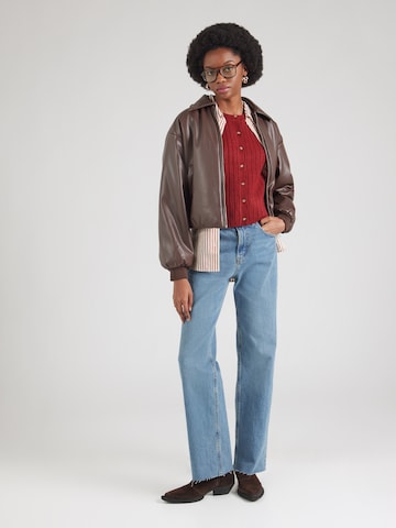 TOPSHOP Svetr 'SCARLET' – červená
