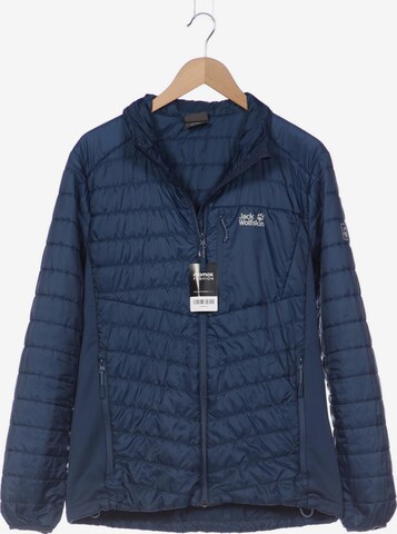 JACK WOLFSKIN Jacke L-XL in Blau: predná strana