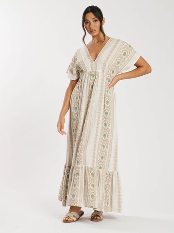 South Beach Sommerkjole i beige