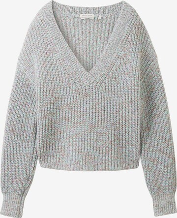 TOM TAILOR DENIM Sweater in Beige: front