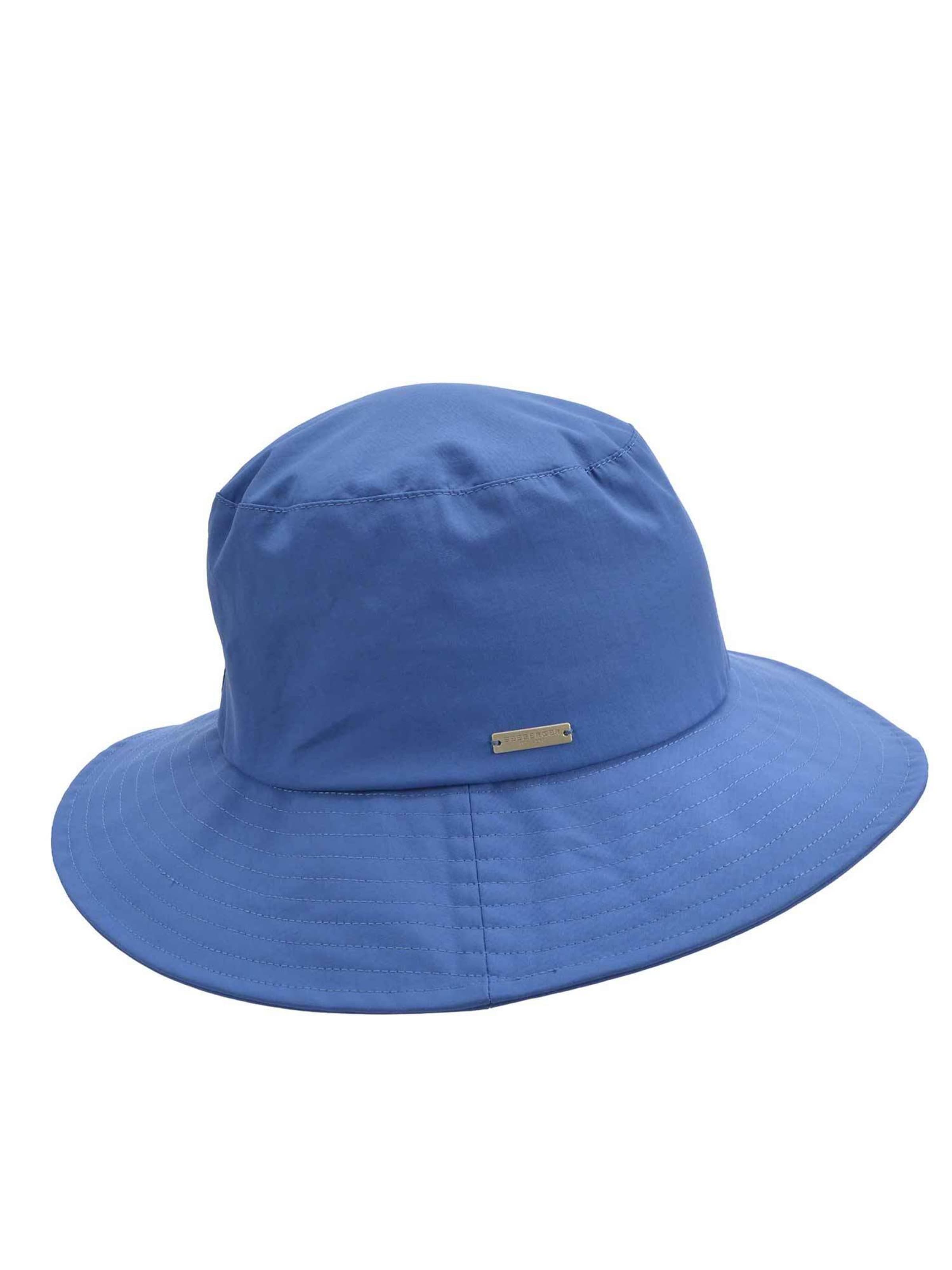 Seeberger Hat 'Hut' in Blue: front