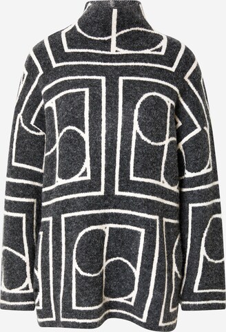 SOAKED IN LUXURY Pullover 'Hedaya' in Schwarz: Vorderseite