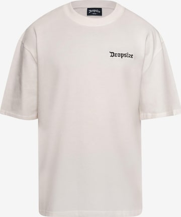 Dropsize T-Shirt 'Heavy V2' in Beige: predná strana