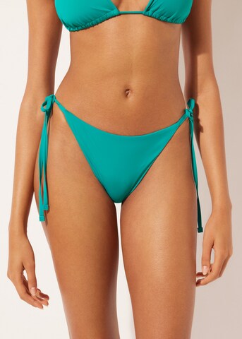 CALZEDONIA Bikini Bottoms in Green: front