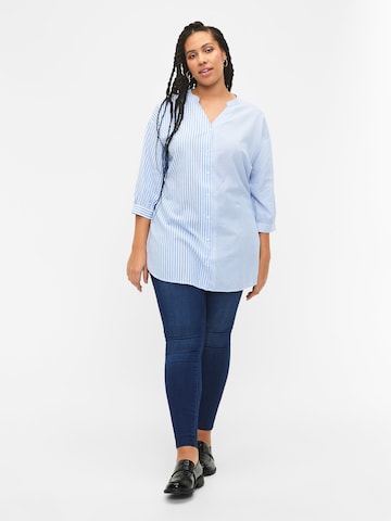 Zizzi Blouse 'FIA' in Blue