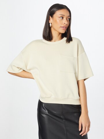 MSCH COPENHAGEN Sweatshirt 'Isora Ima' in Beige: voorkant