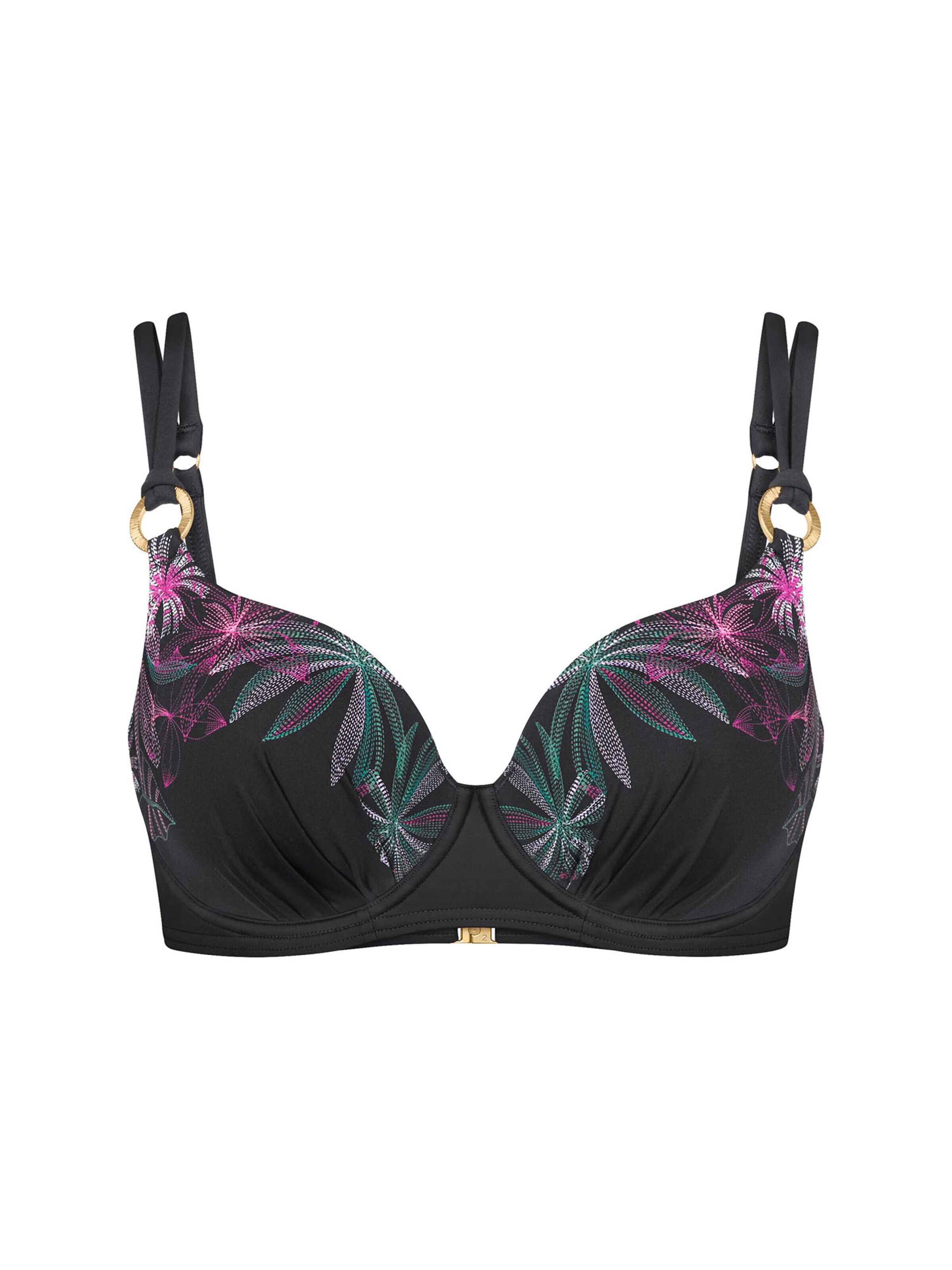 TRIUMPH Balconette Bügel-Bikini-Top ' Red Label Summer Tropics ' in Mischfarben