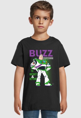 ABSOLUTE CULT T-Shirt 'Toy Story - Buzz Galactic Guardian' in Schwarz: Vorderseite