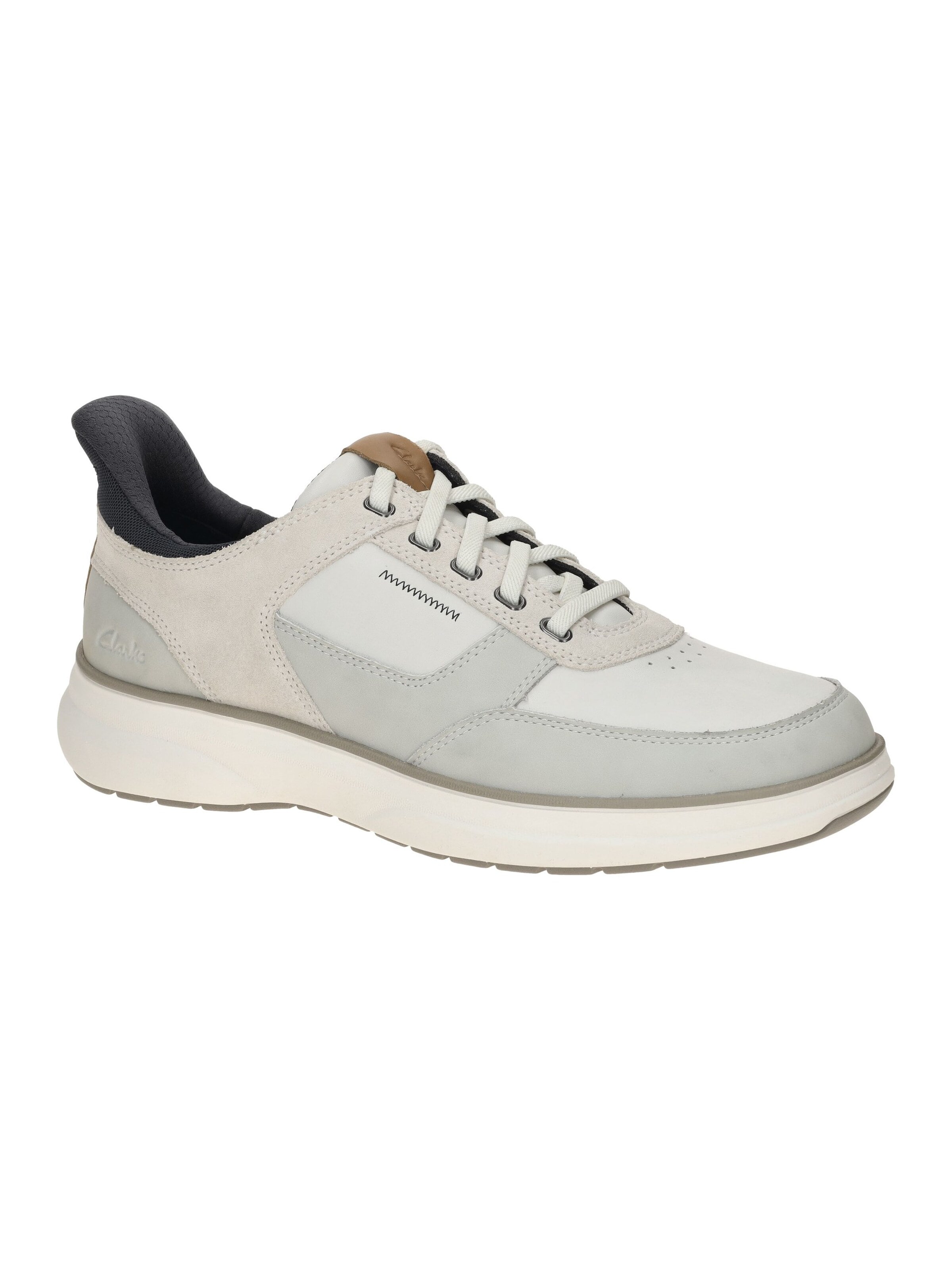 CLARKS Sneaker low 'Clarks Mullan Schuhe Slipper weiß EASY-ON 26187388'‌‌‌ in Weiß: Vorderseite