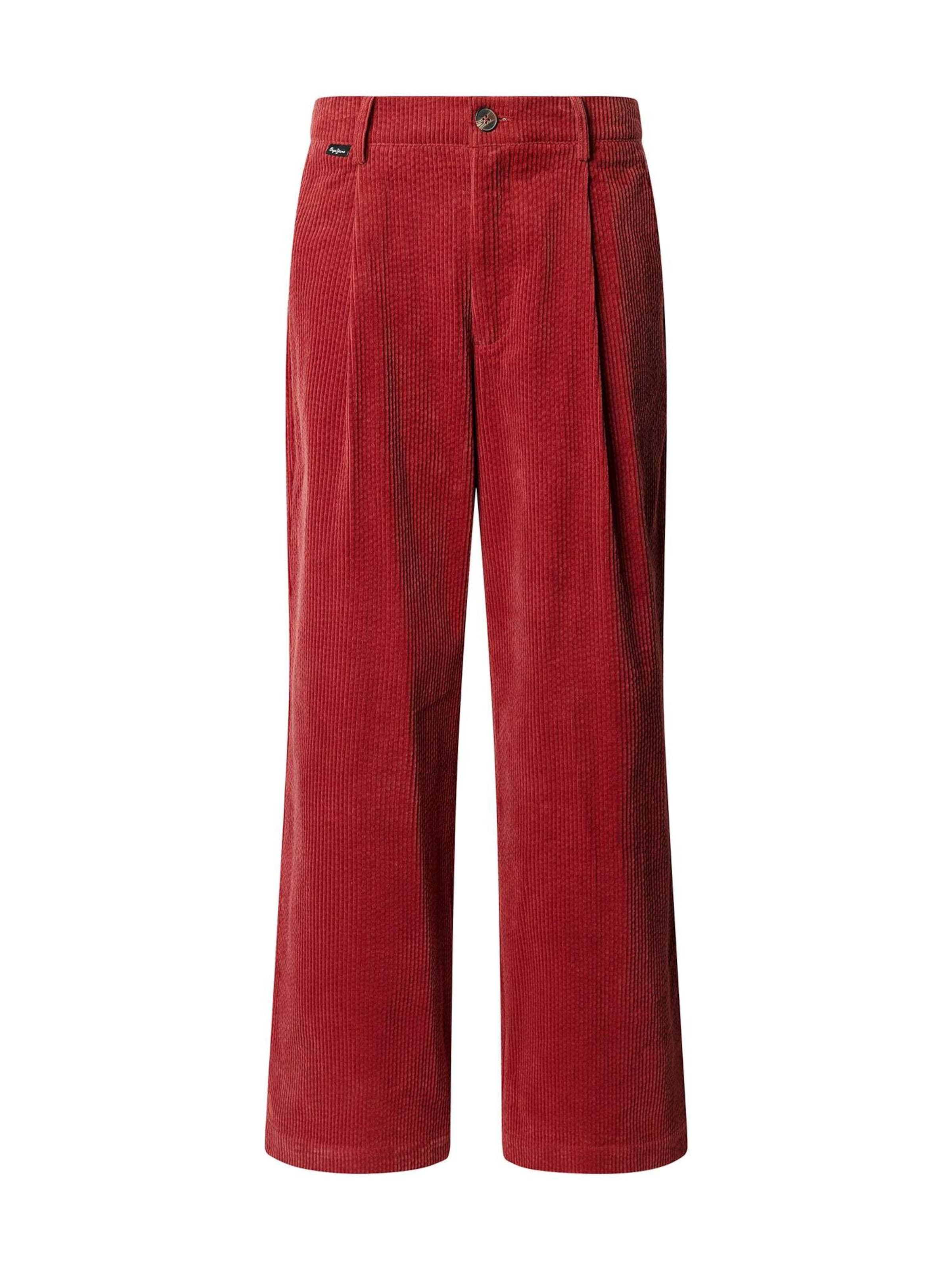 Wide leg Pantaloni con pieghe 'Danna' di Pepe Jeans in marrone: frontale
