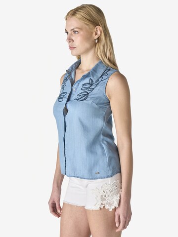 KOROSHI Blus i blå