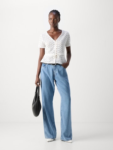 Morgan Blouse 'DATE' in White