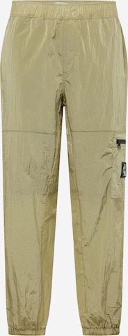 Calvin Klein Jeans Дънки Tapered Leg Панталон в зелено: отпред