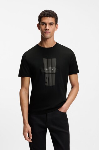 BOSS T-Shirt in Schwarz: Vorderseite
