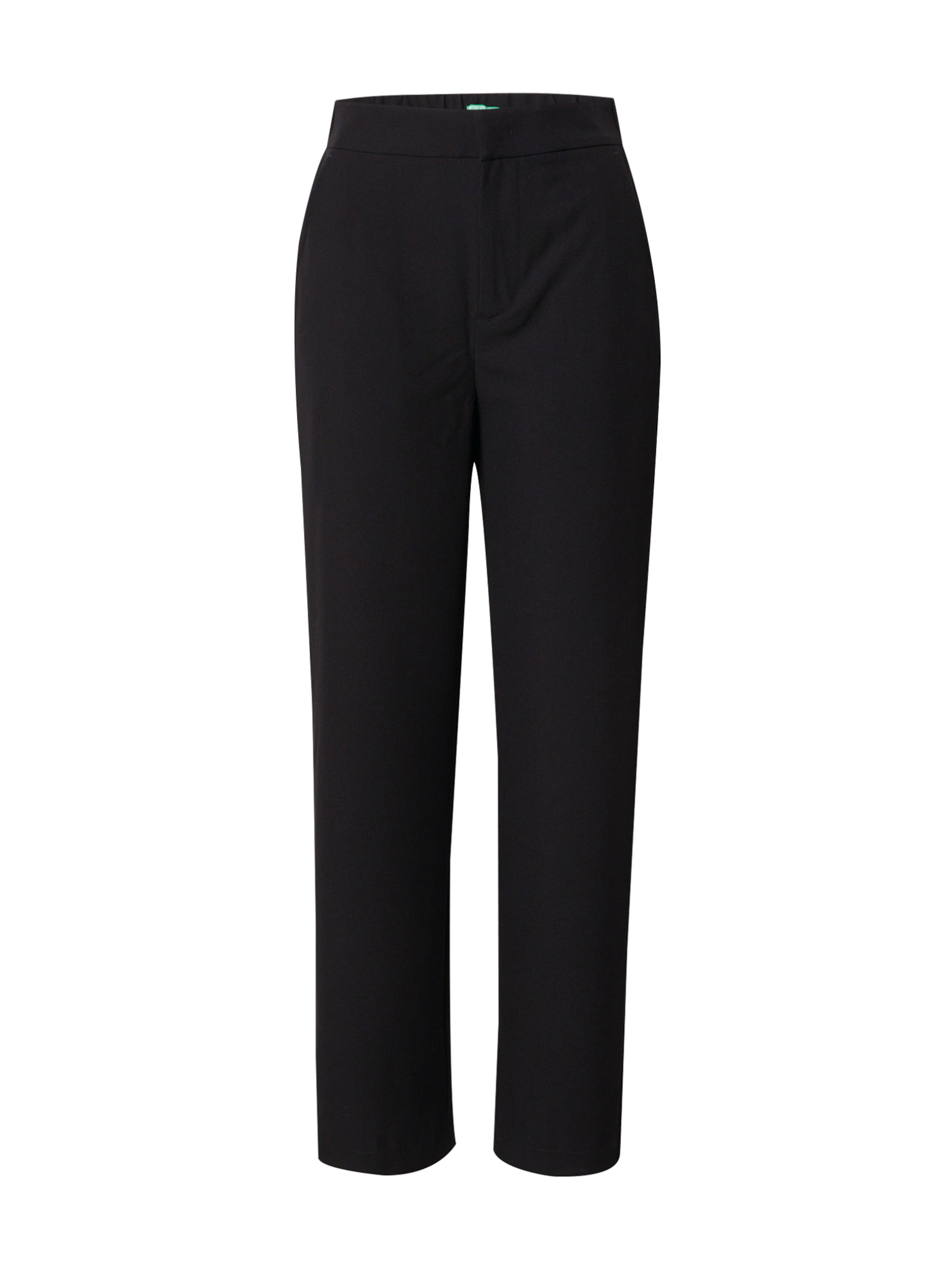 UNITED COLORS OF BENETTON Loosefit Chino in Zwart: voorkant