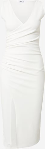 Femme Luxe Cocktail Dress 'ALYSSA' in White: front